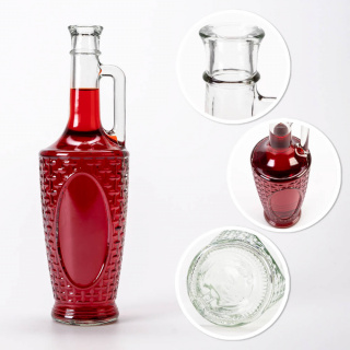 Glazen fles 700ml 29cm GALICIA