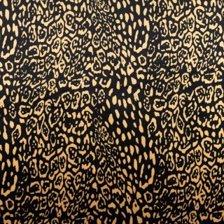 Velours gebreide stof zacht luipaard patroon 0,5m