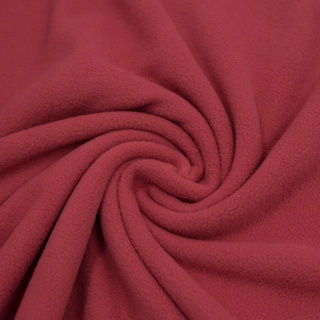 Zachte frambozenrode polaire stof zonder patroon 0,5m