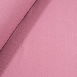 Stof mousseline katoen fuchsia 100% katoen 0,5m