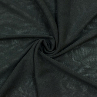 Stof gaas tule zwart elastisch 0,5m