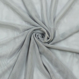 Stof gaas tule grijs elastisch 0,5m