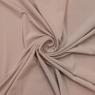 Stof Jersey ITY beige tricot zonder patroon 0,5m