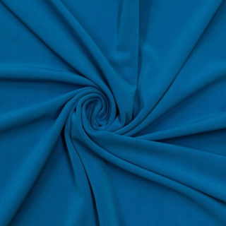 Stof Jersey ITY blauwe tricot zonder patroon 0,5m