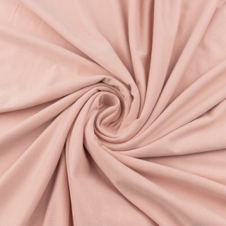 Materiaal ITY poederroze glad gebreide stof glitters 0,5m