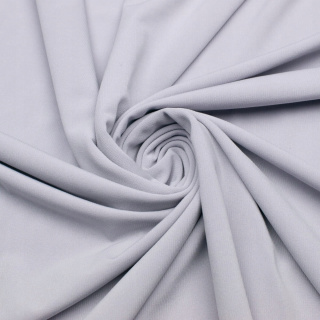 Stof Jersey ITY lichtgrijze gebreide stof zonder patroon 0,5m
