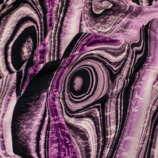 Stof Jersey ITY roze glad patroon tricot 0,5m