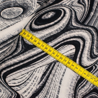 Jersey stof ITY crème patroon gebreide stof 0,5m