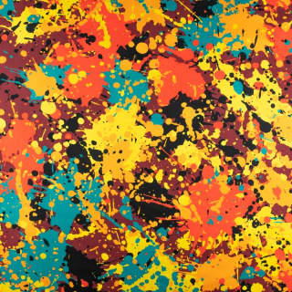 Stof Jersey ITY Kimo spatten patroon gebreide stof 0,5m