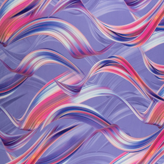 Stof Jersey ITY paars gladde wol gebreide stof 0,5m