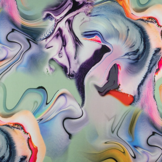 Stof Jersey ITY lichtgroen glad patroon gebreide stof 0,5m