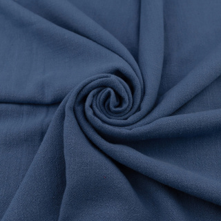 Stof linnen Palermo grijs-blauw linnen 0,5m