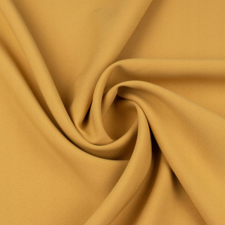 Stof Panama mosterdkleurig universeel voor gordijnen glad zonder patroon 0,5m