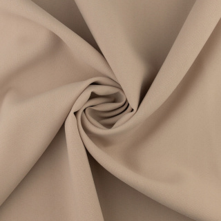 Stof Panama beige universeel voor gordijnen glad zonder patroon 0,5m