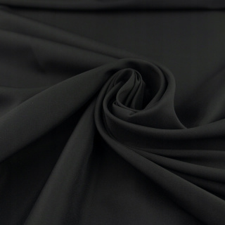 Stof voering polyester zwart elastisch hoge kwaliteit 0,5m