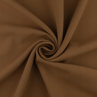Stof Panama tabakbruin universeel voor gordijnen glad zonder patroon 0,5m