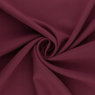 Stof Panama karmozijnrood universeel voor gordijnen glad zonder patroon 0,5m