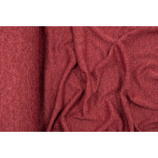 Stof gebreide rode baksteen melange elastisch 0,5m