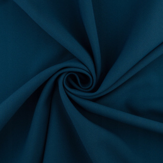 Stof Panama blauw universeel voor gordijnen glad 0,5m