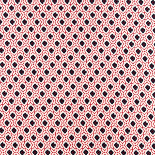 Stof Silki rood oosterse patroon 0,5m