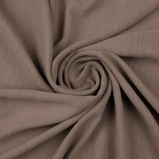 Stof American kreukelig khaki elastisch 0,5m