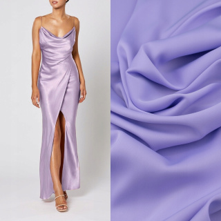 Stof voor avondjurken paars glad 0,5m