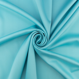 Satijnstof Magnus turquoise glad 0,5m