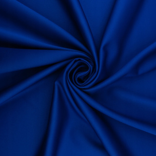 Satijnstof Magnus kobaltblauw glad 0,5m