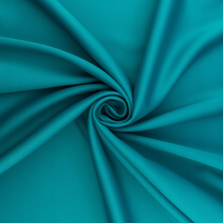 Satijnstof Magnus koper-groen glad 0,5m