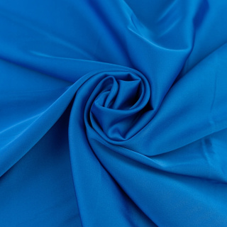 Chiffon stof zijde blauw zonder patroon 0,5m