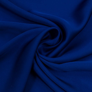 Chiffon stof zijde lavendelblauw glad zonder patroon 0,5m