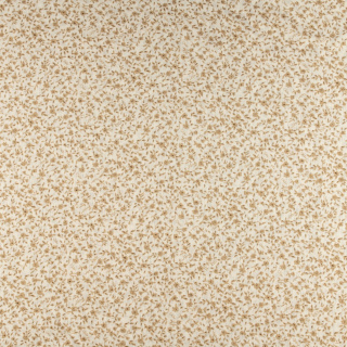 Chiffon stof crème glad bloemen patroon 0,5m