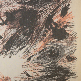 Chiffon stof borduur eenzijdig glad patroon 0,5m