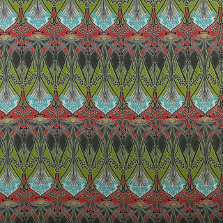 Chiffon stof geplooid groen glad oosters 0,5m