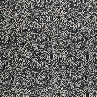 Chiffon stof beige glad zebra patroon 0,5m