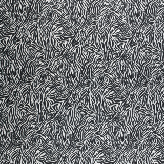 Stof chiffon wit glad zebra patroon 0,5m