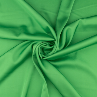 Chiffonstof zijde groen glad zonder patroon 0,5m