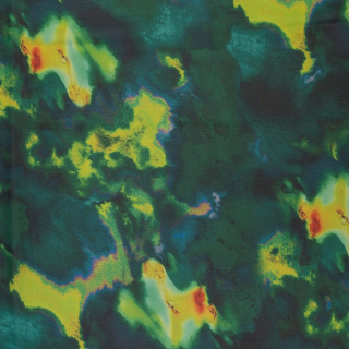 Chiffon stof groen glad patroon 0,5m