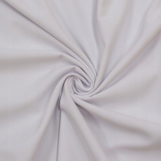 Stof Orlando wit glad om te naaien 0,5m