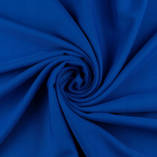 Stof viscose twill blauw glad zonder patroon 0,5m