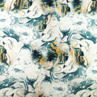 Grijze viscose stof marmer patroon 100% viscose 0,5m