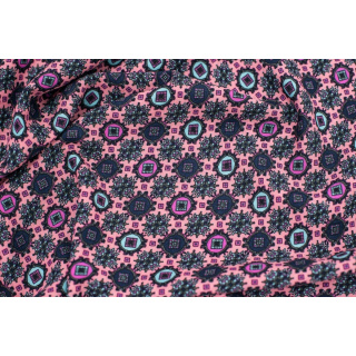 Viscose stof geometrisch patroon 100% viscose 0,5m