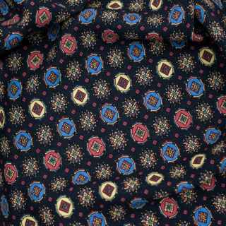 Viscose stof geometrisch patroon 100% viscose 0,5m