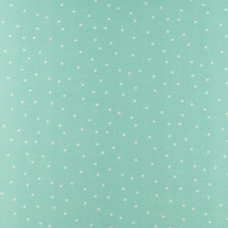 Stof viscose turquoise stippen 100% viscose 0,5m
