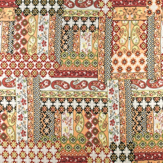 Stof roze viscose bloemen 100% viscose 0,5m