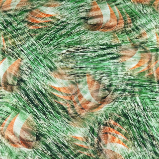 Viscose stof abstract patroon 100% viscose 0,5m