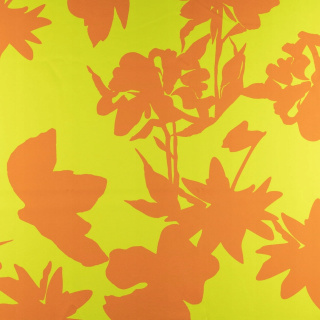 Stof viscose twill oranje glad 0,5m