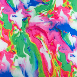 Stof viscose twill gekleurd glad uitgesmeerd patroon 0,5m