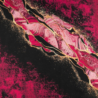 Stof viscose twill roze glad patroon 0,5m