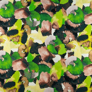 Viskozen stof aquarel vlekken 100% viscose 0,5m